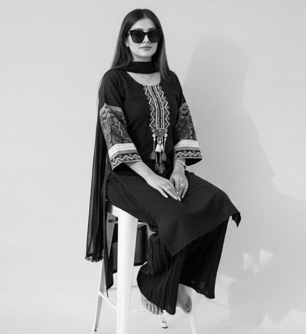 Zara Colorblocked Suit Set