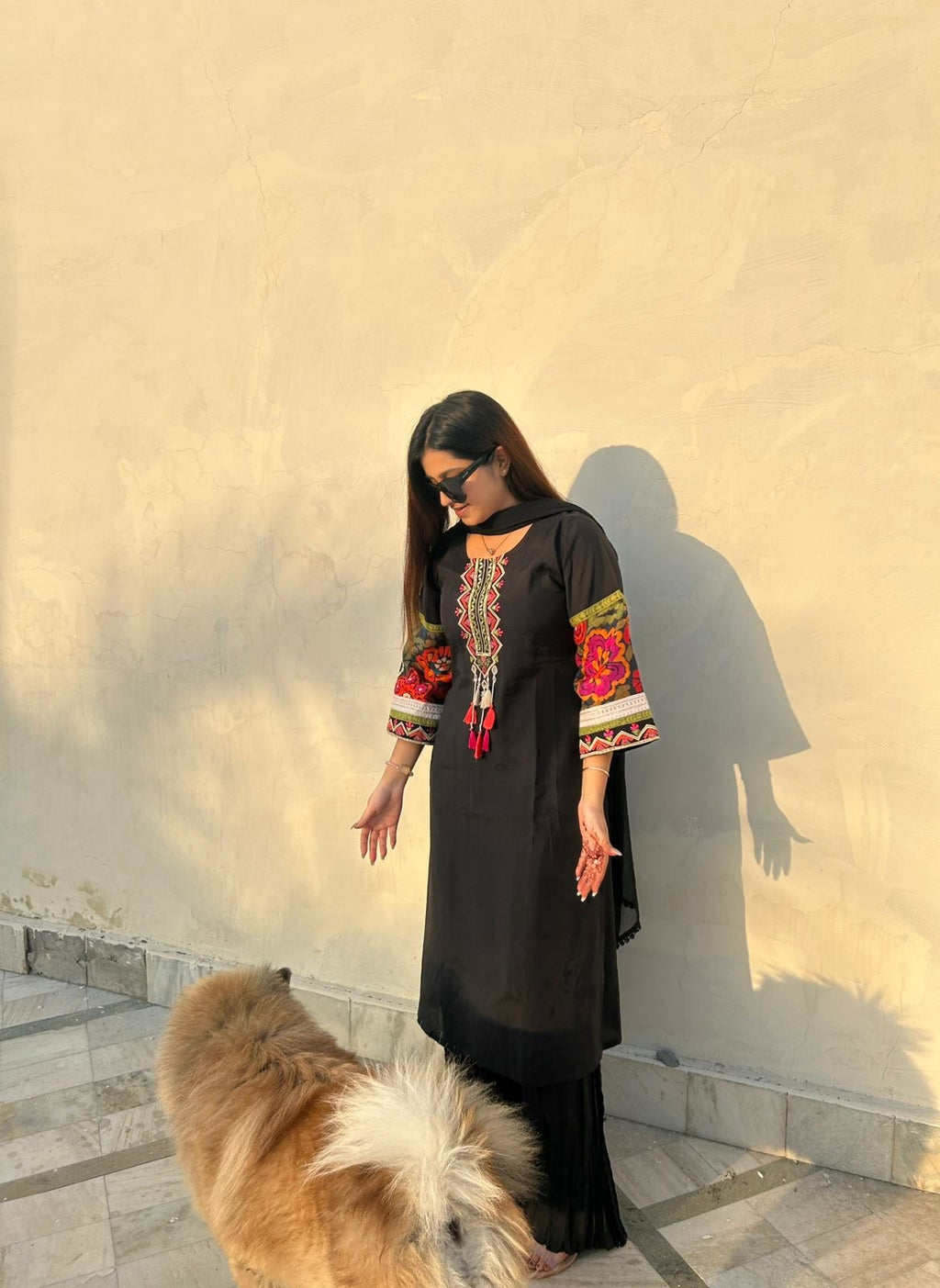 Zara Colorblocked Suit Set